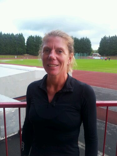Angela Jones, club coach at Cwmbran Harriers junior section