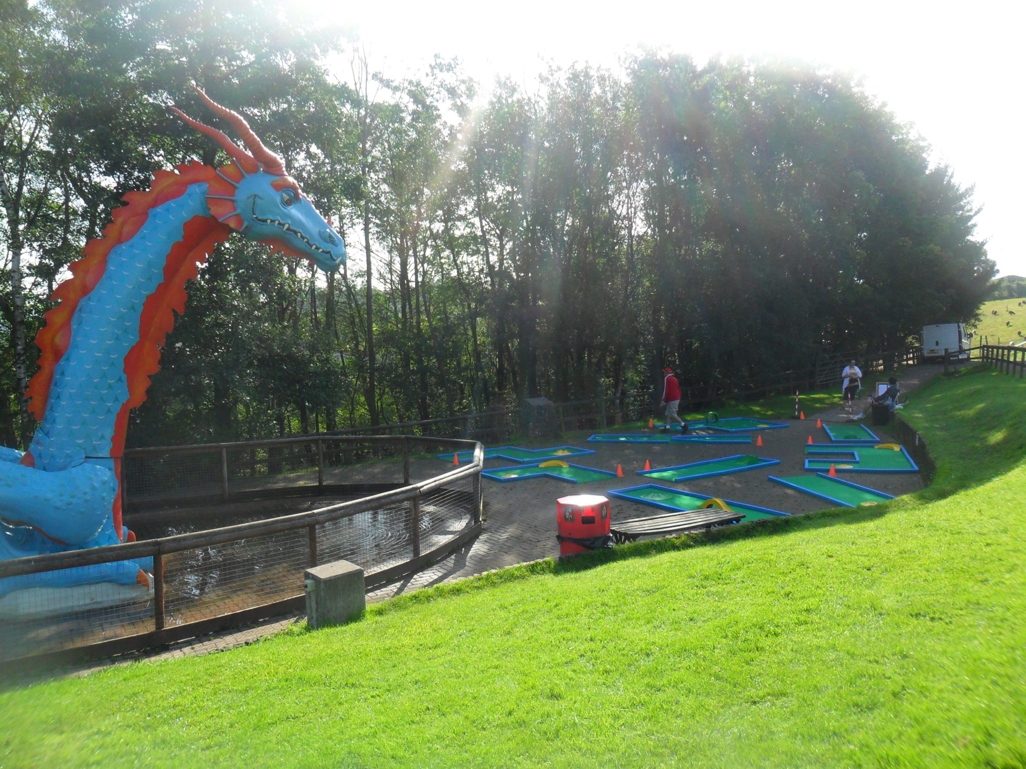 Minigolf at Greenmeadow Community Farm