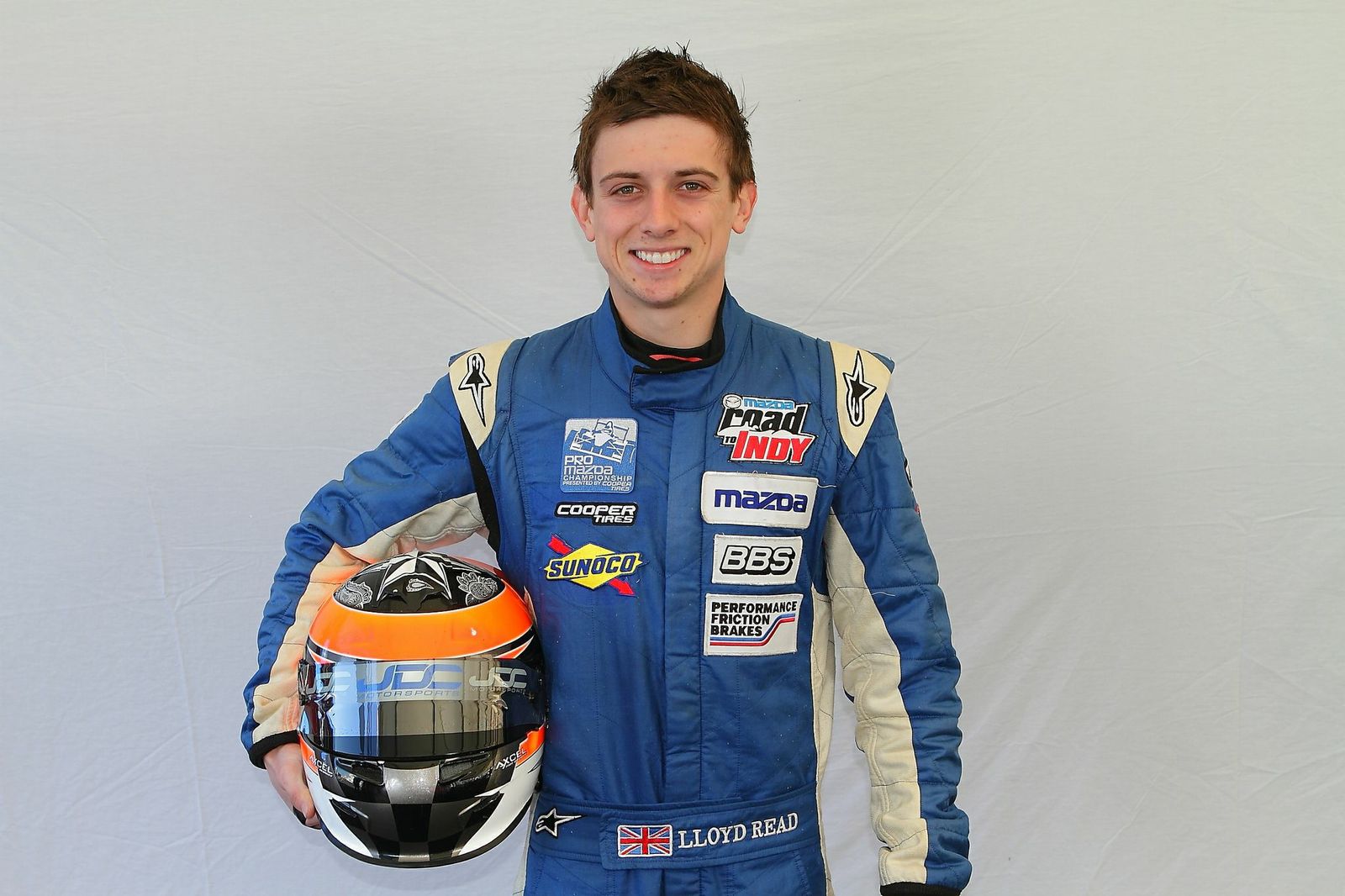 Lloyd Read has his sights set on being a top racing driver