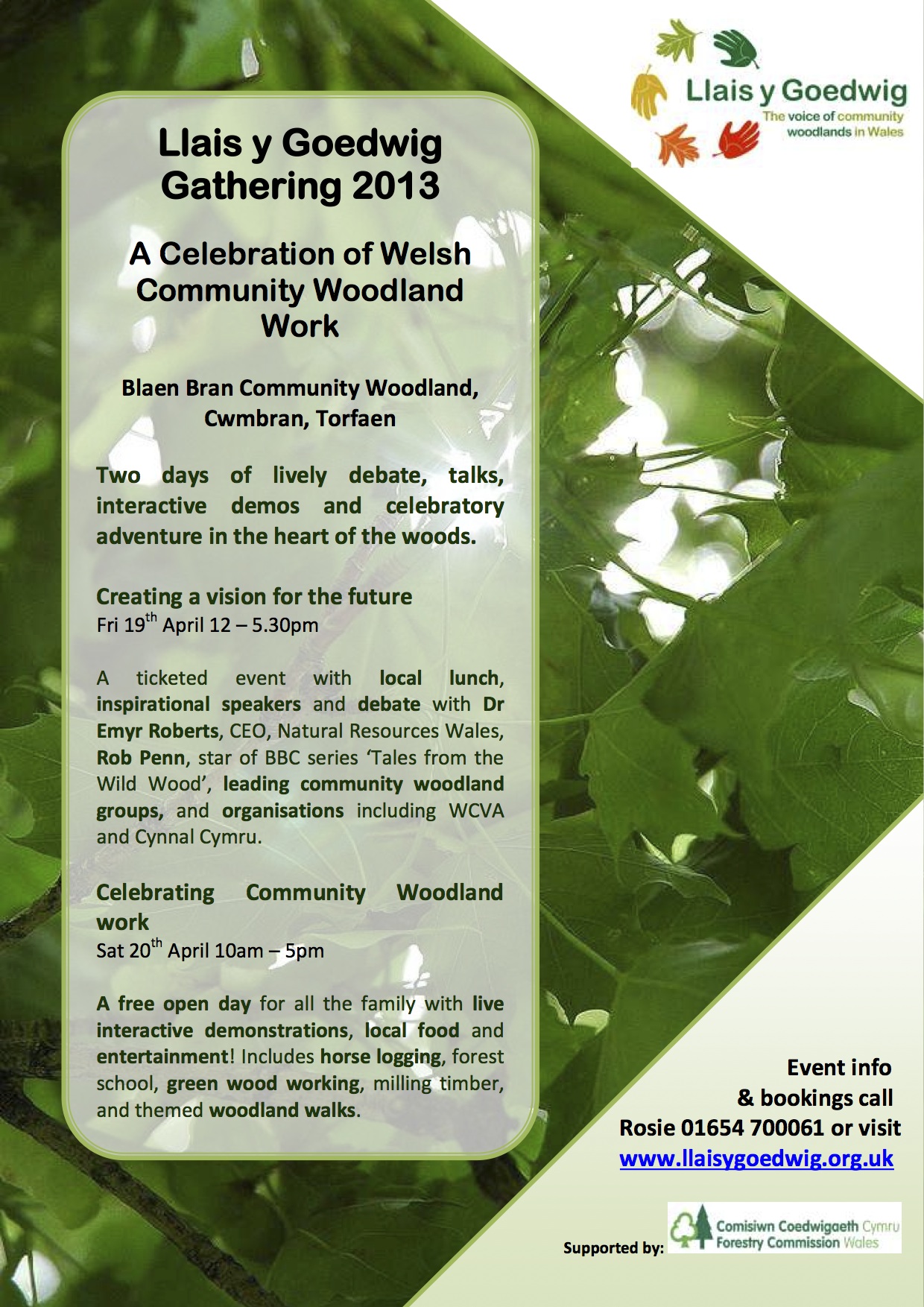 Free event at Blaen Bran in Cwmbran