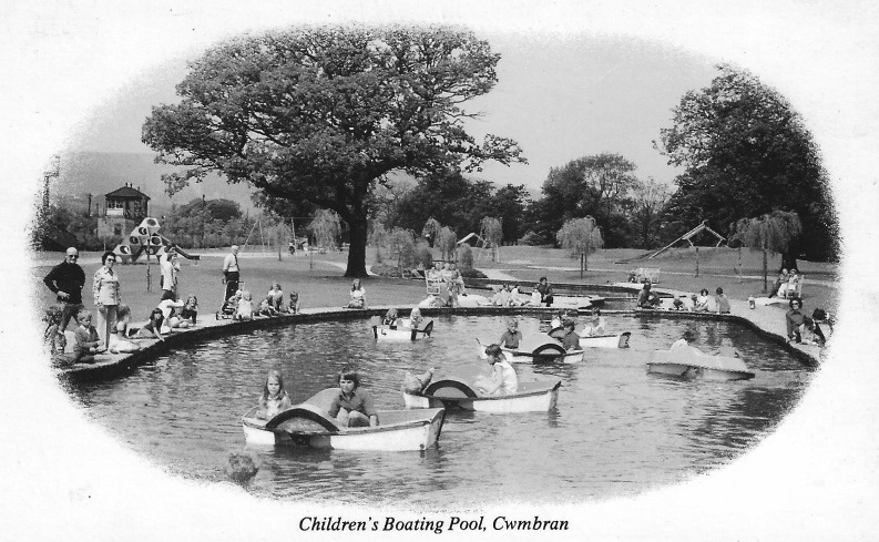 Postcard of Cwmbran Boating Lake