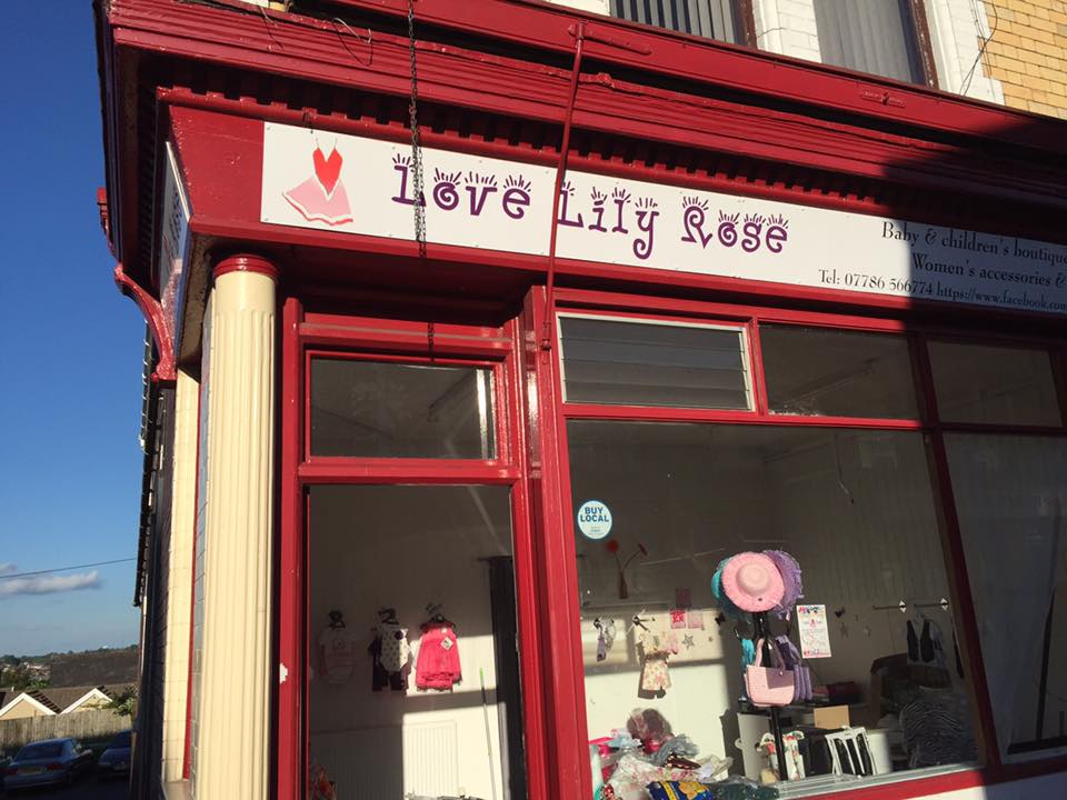 The Love Lily Rose Boutique is at 50 Windsor Road in Griffithstown