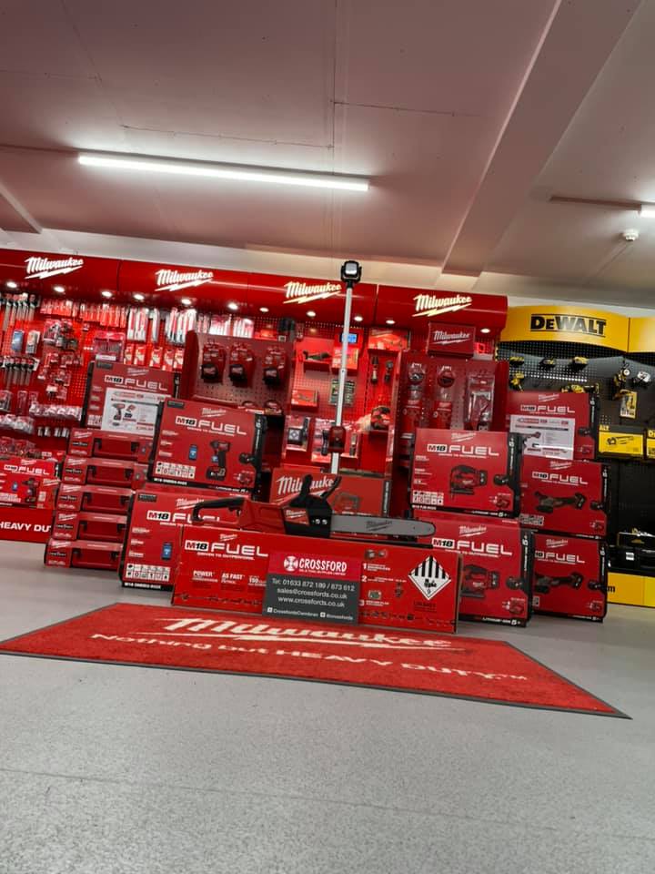 A display in Crossford Oil & Tool Supplies Ltd