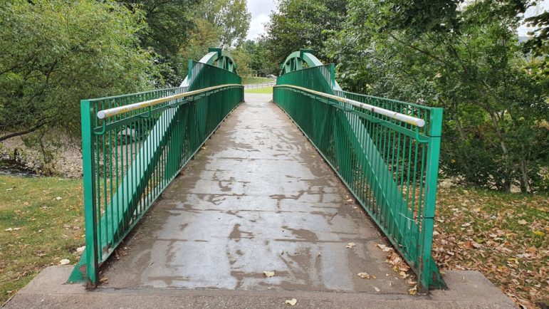 A footbridge