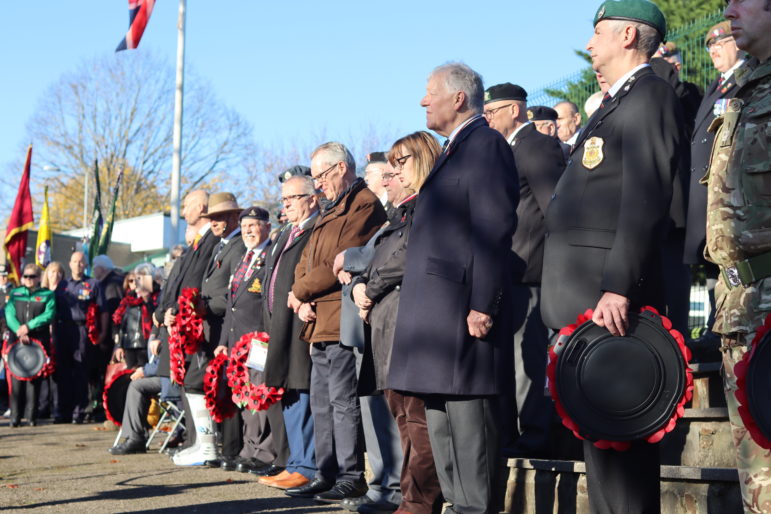 A Remembrance Day parade
