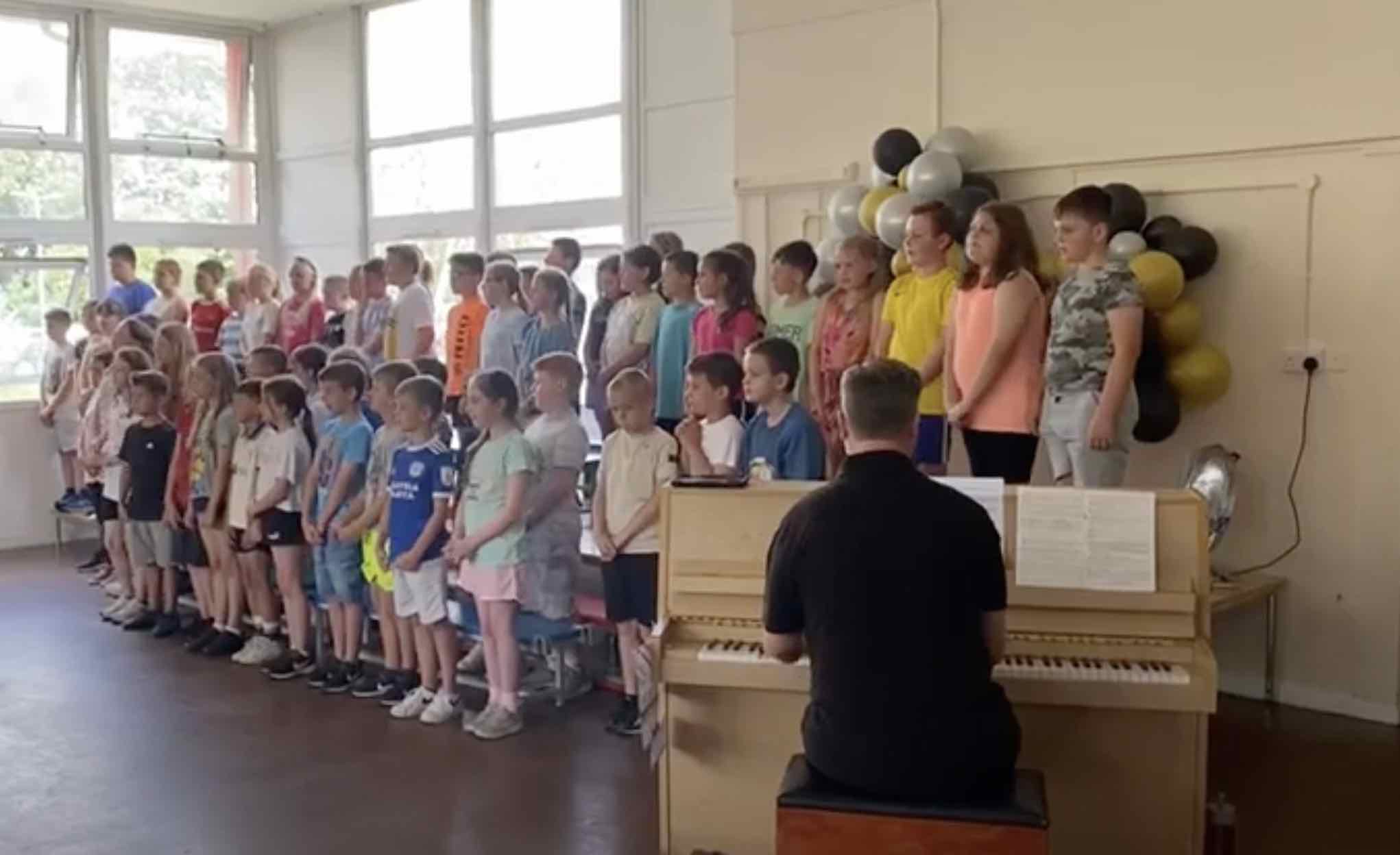 a school choir