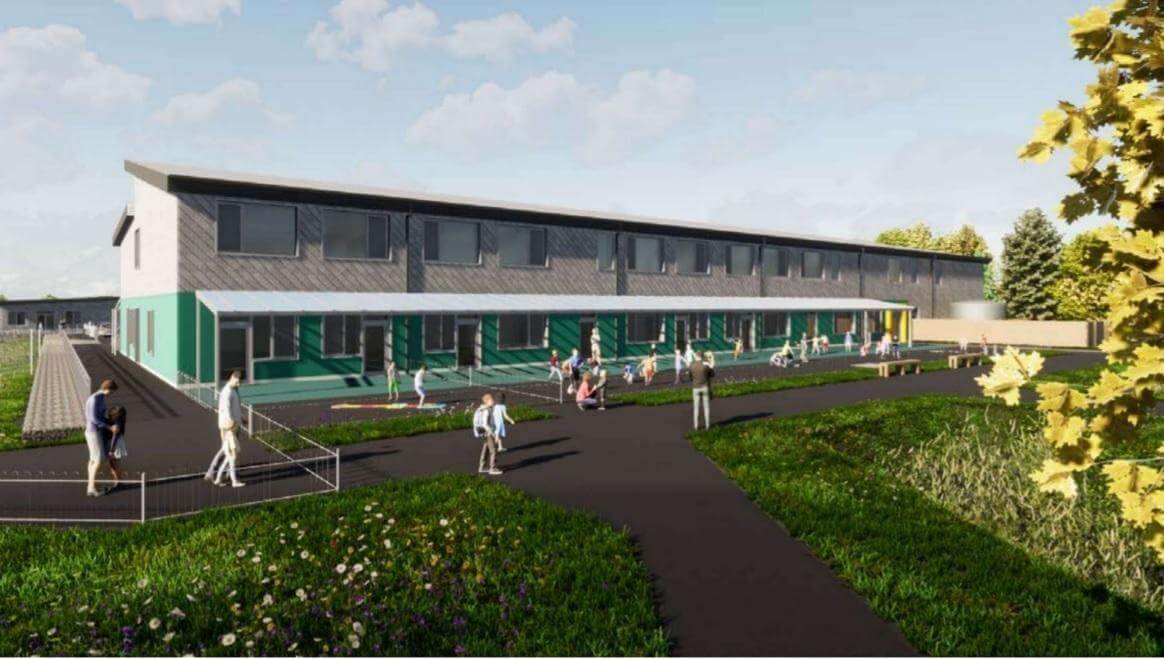 artist's impression of the new school