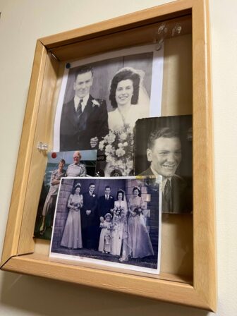 a frame of photos