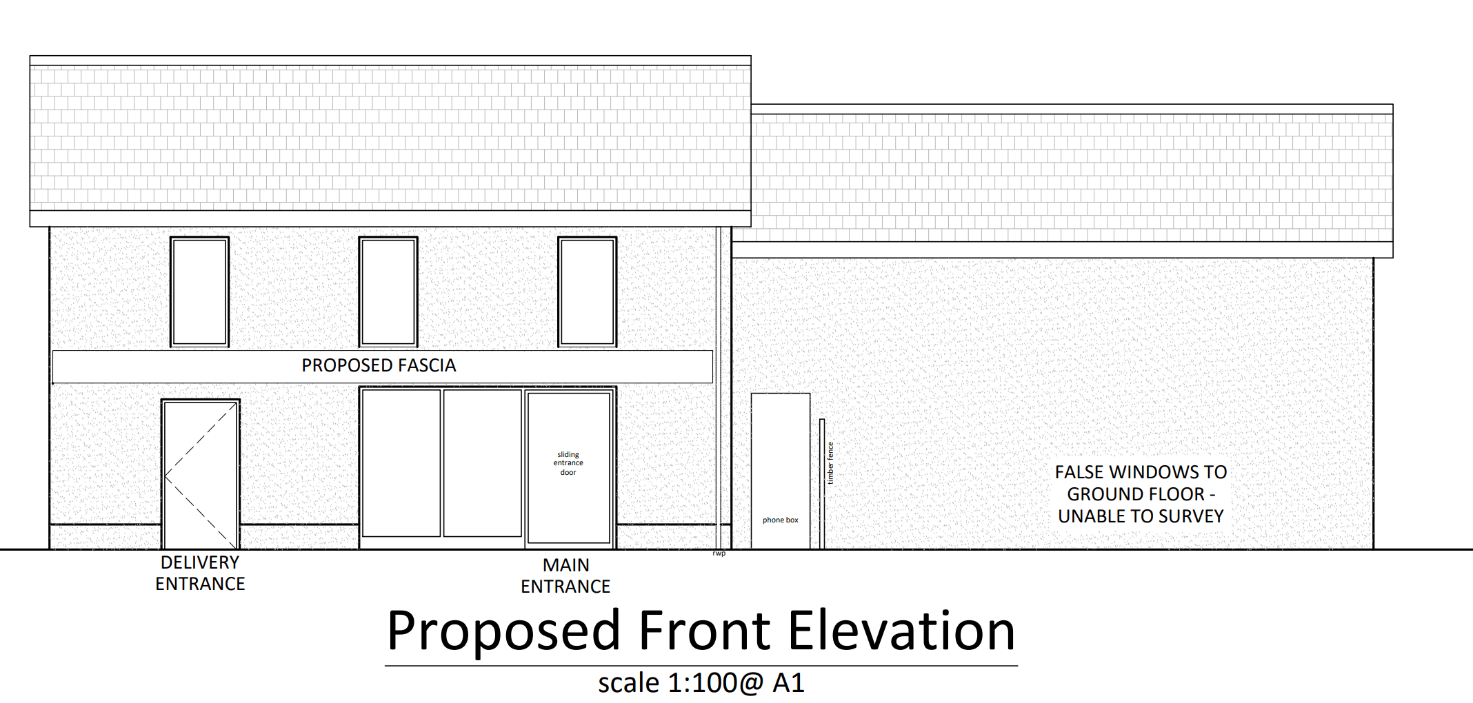 a planning application drawing