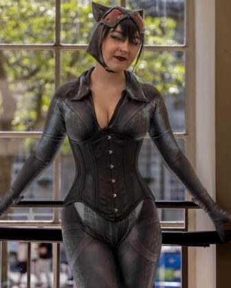 Aimee Pask dressed as catwoman