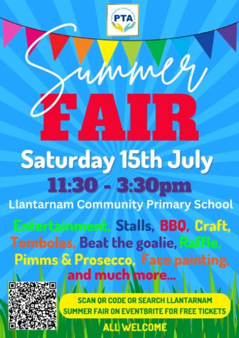 a poster for a summer fair