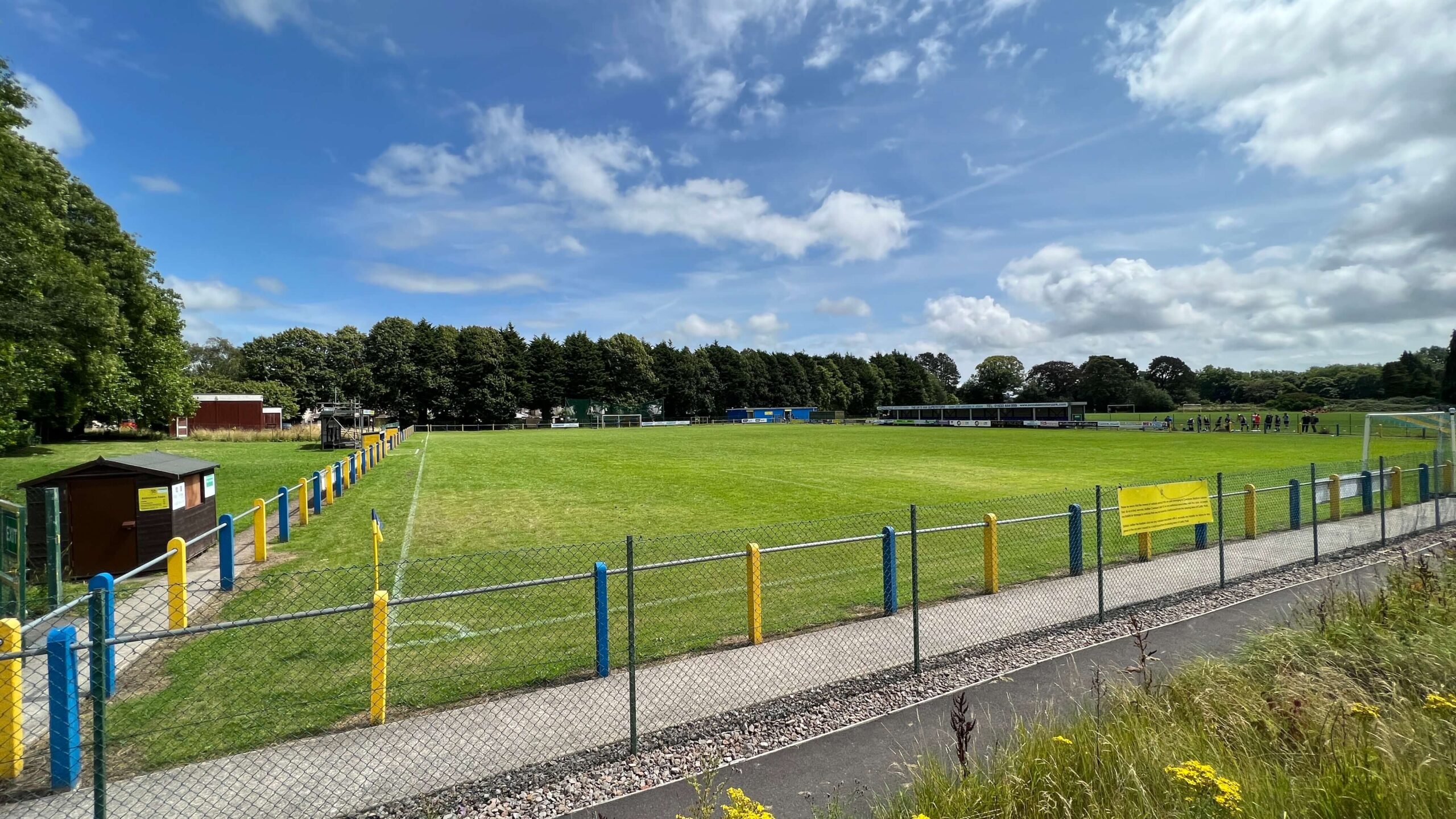a football pitch