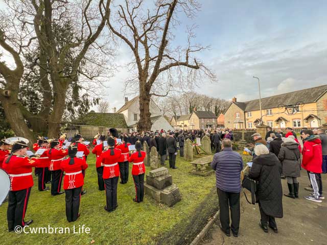 a memorial service by the grave of John Fielding