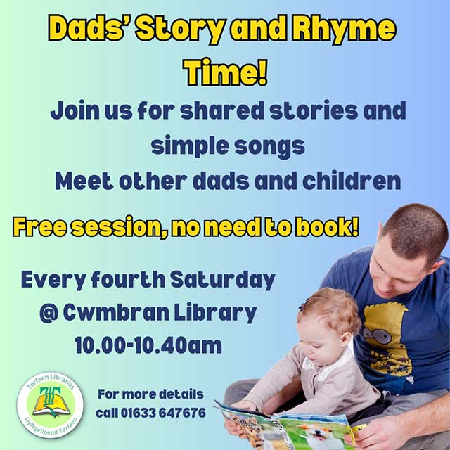 Dads’ Story and Rhyme Time poster