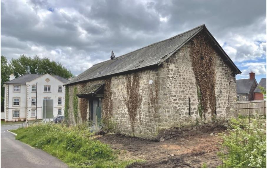 a barn