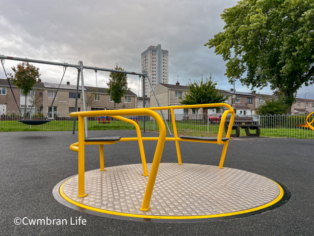 a wheelchair accessible roundabout