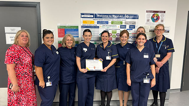 The clinical team from the A2 Cardiology Ward