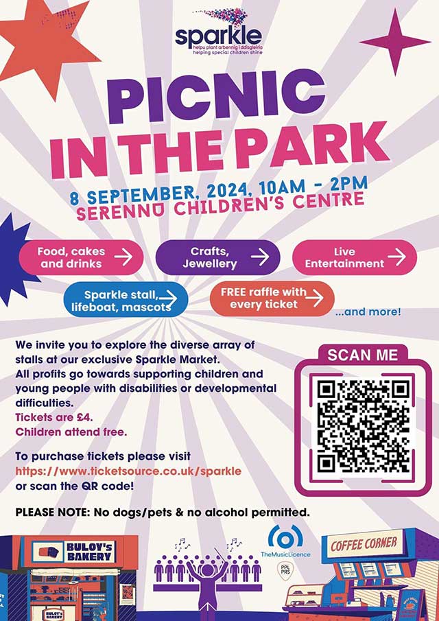 poster for picnic in the park event