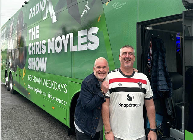 Chris Moyles and Mark Hawkins