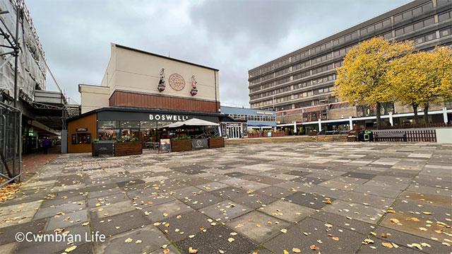 Gwent Square in Cwmbran town centre