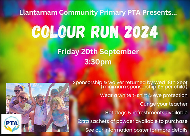 poster for a school run event