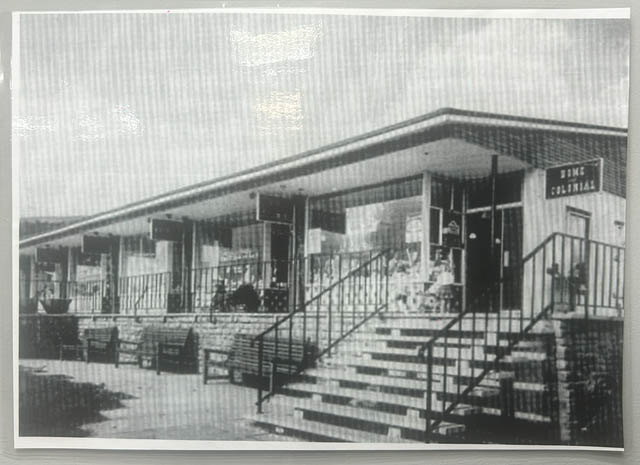 An old photos of Maendy Way Shops