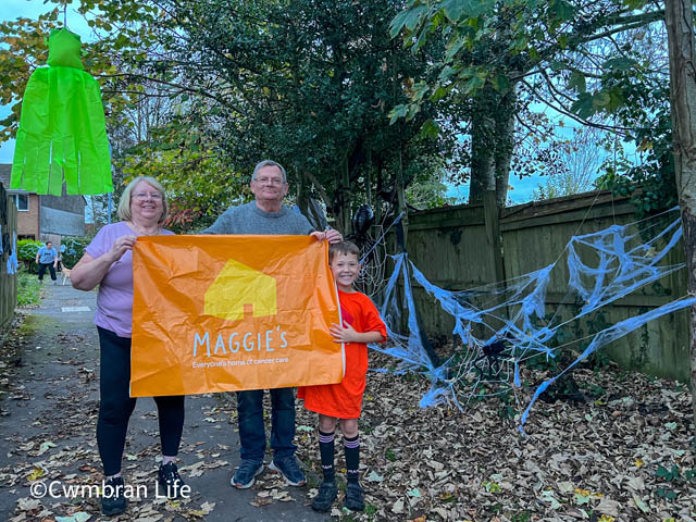 Steve and Margaret Cooper with their grandson Matthew, eight