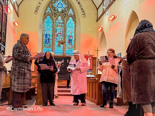 people play parts in the nativity