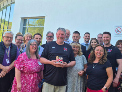 Abersychan School caretaker retires after 43 years service