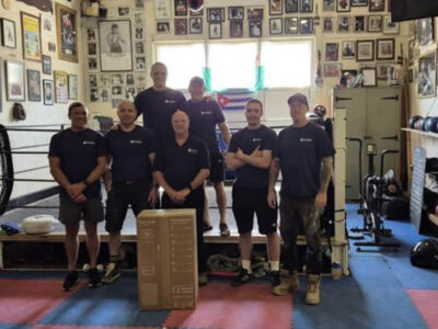Pontypool Boxing Club thanks two local businesses for support