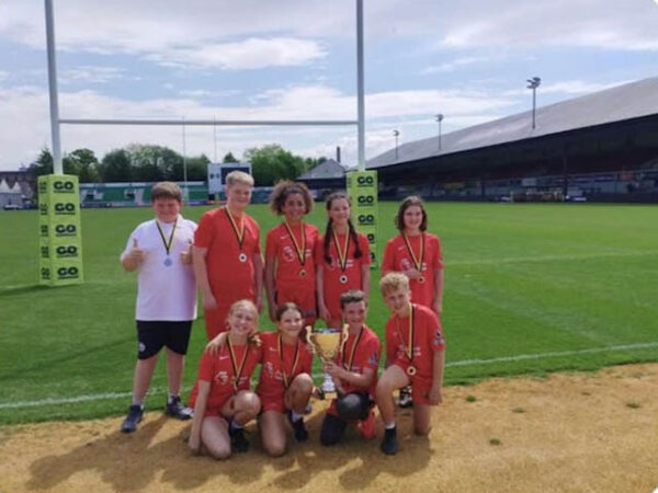 Ysgol Gymraeg Cwmbrân win tag rugby tournament at Rodney Parade