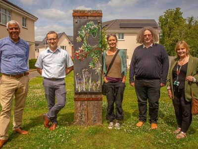 Llantarnam mural: Residents help design new community artwork