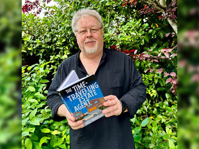 Dale Bradford and his latest book, The Time-Travelling Estate Agent 2