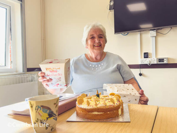 Cwmbran teacher celebrates 85th birthday with cake, laughs and jelly tales
