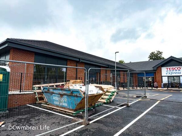 Developer can reduce number of units next to Tesco Express in Llantarnam