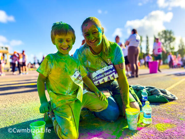 Photos from the St David’s Hospice Kolor Dash in Cwmbran