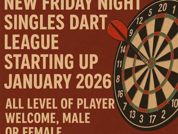 New darts league: Join the Friday night fun
