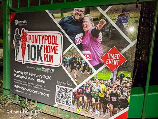 Enter the Pontypool 10k Home Run for St David’s Hospice Care