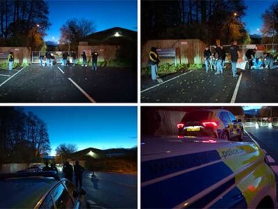 Two people arrested outside BAE Systems in Glascoed