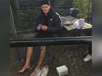 Torfaen man jumps into canal to save drowning dog at Goytre Wharf