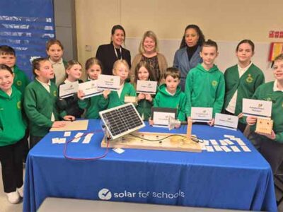 Greenmeadow Primary School pupils build Solar Explorer kit in renewable energy workshop