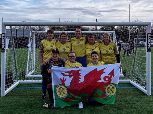 First women’s walking football tournament in Cwmbran
