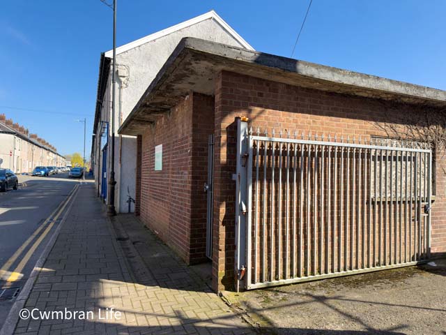 a former brick toilet block