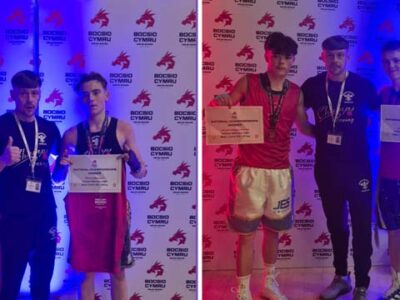 Three Torfaen Warriors boxers crowned Welsh champions