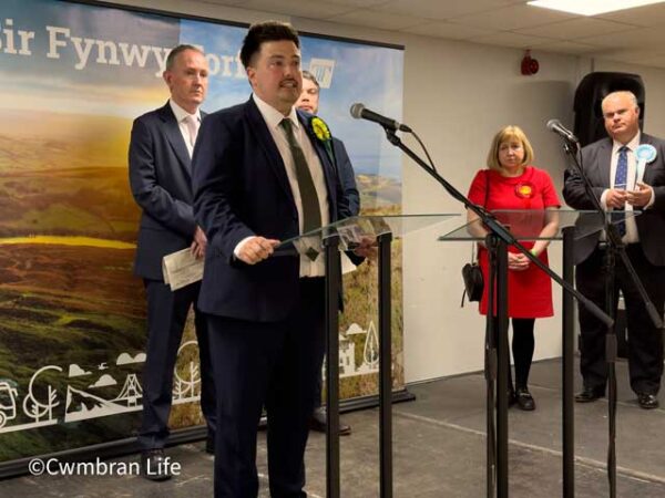 WATCH: Plaid Cymru’s Matthew Jones’ speech after winning one of the six seats in the Sir Fynwy Torfaen constituency