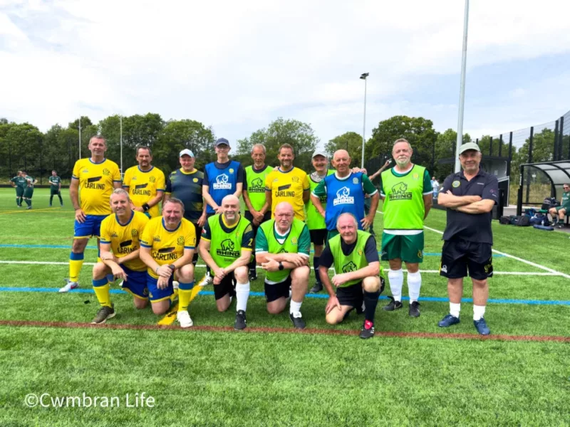 Cwmbran walking football tournament raises money for Prostate Cancer UK