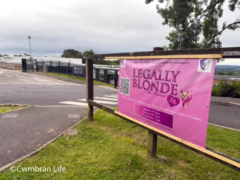 Cwmbran High School pupils to perform Legally Blonde The Musical JR