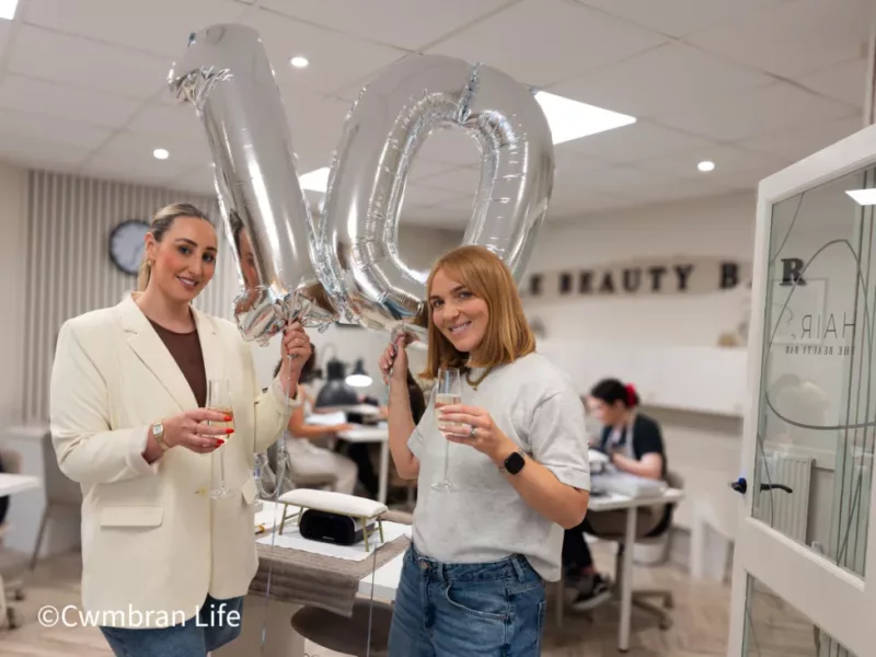 Cwmbran’s Beauty Bar marks a decade – Gabriella and Jess celebrate ten years in business