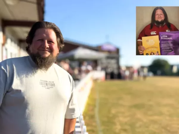 Cwmbran man ‘smashed’ fundraising target for The Little Princess Trust