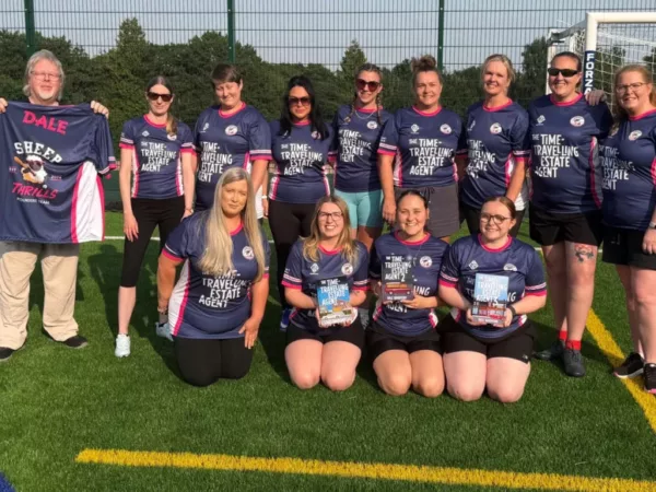 Time‑Travelling Estate Agent author backs Cwmbran rounders team